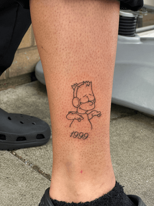 Bart Simpson with Headphones