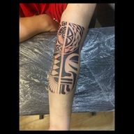 Polynesian-Inspired Forearm Wrap