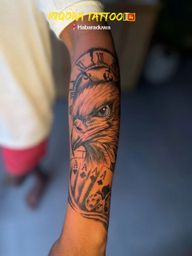 Eagle and Gambling Tattoo