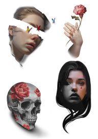 Small medium size concepts. I can customise the drawing for you. Price can change based on actual size of the tattoo 
