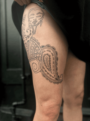 Blackwork tattoo style