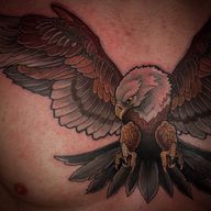 Oldie from a few years ago #eagle #neotraditional #colourtattoo #neotrad #barcelona @tattoodo