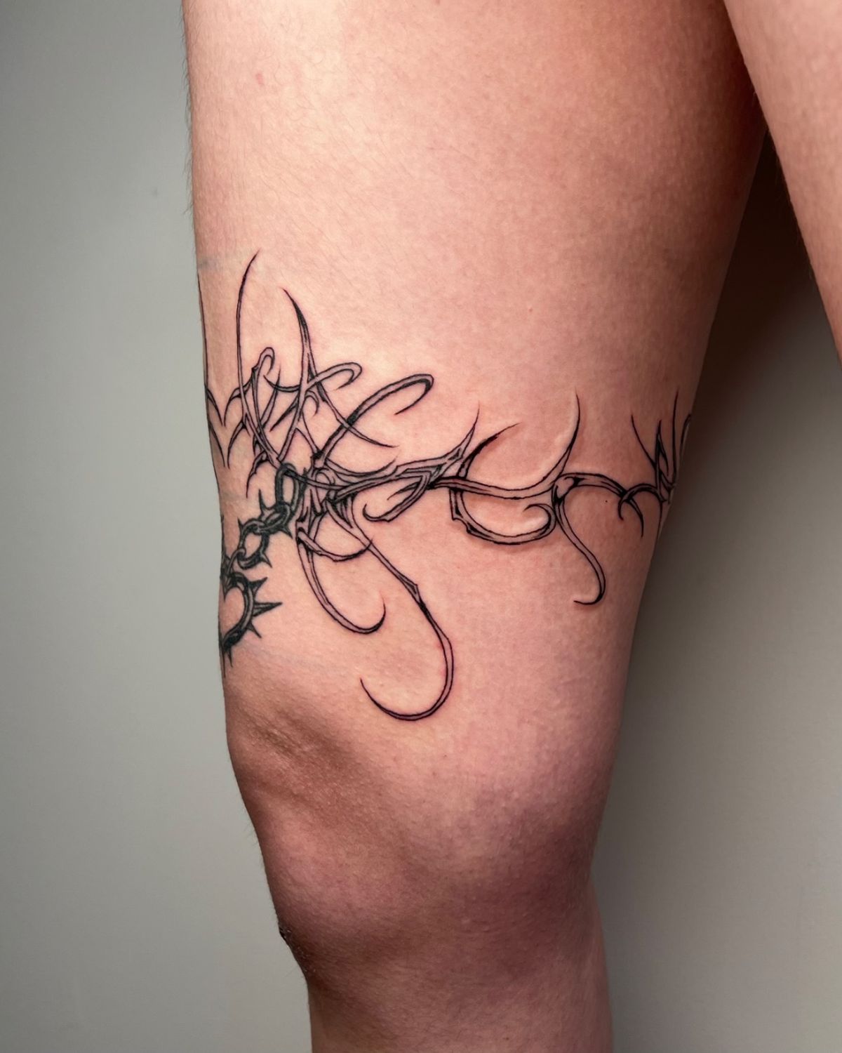 feminine back tattoo