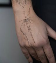 Hand ornamental jewelry✨ There’s something so satisfying about the precision and flow of thin lines—it’s like drawing poetry on the skin. Thank you for trusting me with this Irmelin, and for always being such an absolute gem of a client? Can’t wait for our next session✨ #tattoo #tattooartist #handtattoo #ornamentaltattoo #singleneedletattoo #femininetattoo #oslo #oslotattoo