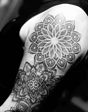 Dotwork tattoo style