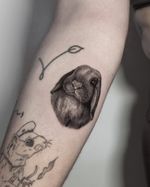I present you Walt, Summer’s bunny 🐰 . Just looove doing this project, thank you @summerlillyy . Dm if you’d like to get your pet on skin 😏🤍 . Done at @londonsglitch #tattoo #inktattoo #inklife #inkart #inked #bunny #bunnytattoo #pet #tattoostyle #tatt #ink #fineline #tattooartist #tattoos #tattooart #tattoos #tattooist
