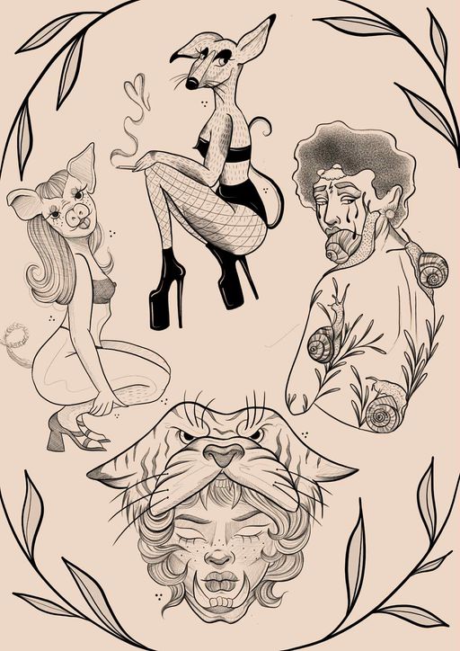 Flash tattoo