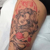 Finally got to Tattoo my solar girly ? My gorgeous client flew over from Ireland, just for me ? she had a black & red vibe going on in her other tattoos so we decided to do some details in red in this to fit the rest ? I LOVE HER ? . . . . . . . . . . . . . . . . . . #tattoo #tattooist #tattooing #tattooartist #tattooflash #trending #viral #northampton #blisworth #tattooideas #tattoolifestyle