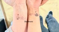 Minimalist Childhood Playground Tattoos