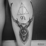 Always! Tattoo da Camila, muito obrigada pela confiança! #tattoo #tattoodo #ink #inked #inkedgirl #neotraditionaltattoo #neotraditional #neotraditionaltattoos #deer #deertattoo #always #HarryPotterTattoos #harrypotter #harrypottertattoo #deathlyhallows #patronus #patronustattoo