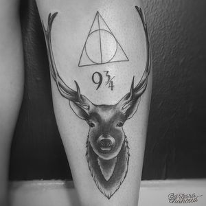 Always! Tattoo da Camila, muito obrigada pela confiança! #tattoo #tattoodo #ink #inked #inkedgirl #neotraditionaltattoo #neotraditional #neotraditionaltattoos #deer #deertattoo #always #HarryPotterTattoos #harrypotter #harrypottertattoo #deathlyhallows #patronus #patronustattoo