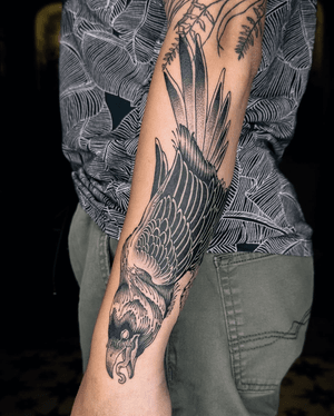 Blackwork tattoo style