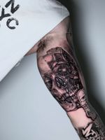 Roboskull #tattoonyc #nyctattoo #brooklyntattoo #queenstattoo #longislandtattoo