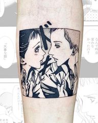 Manga Panel Tattoo