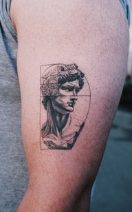 Vitruvian Man Tattoo