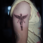 Skeletal Angel Tattoo