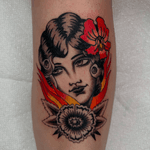 Pin-up Girl Tattoo