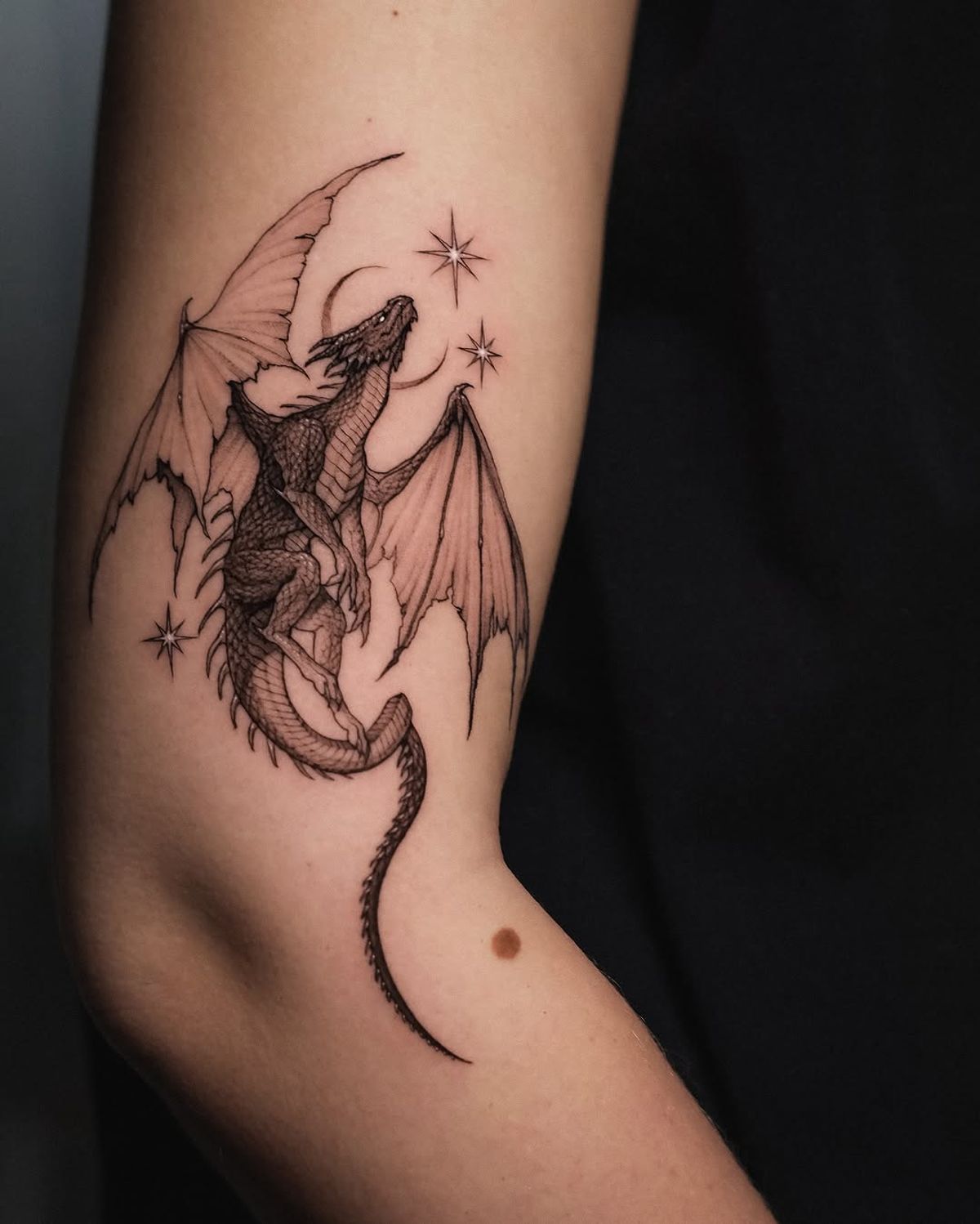 floral neck tattoo