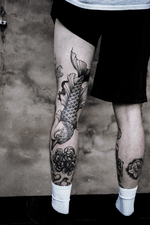 Freehand bird fish