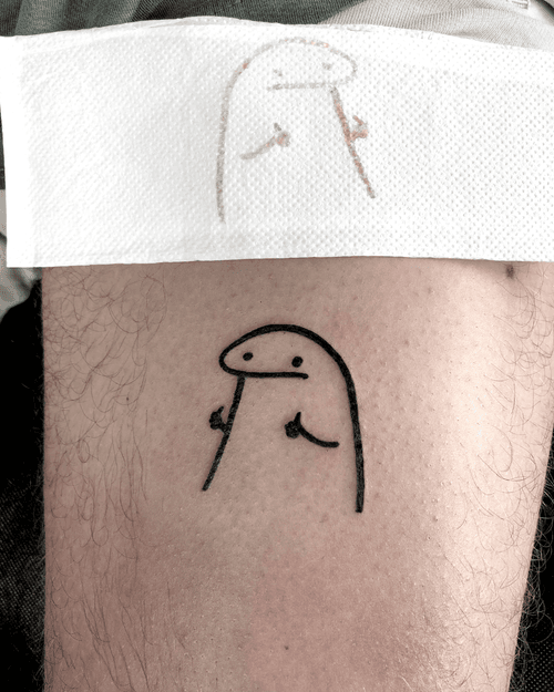Stick Figure Tattoo
