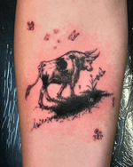 The story of Ferdinand. Black work. 