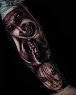 Horror Faces Sleeve