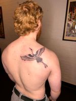 Crane Tattoo