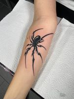 Black Spider Tattoo
