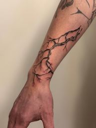 Neotribal Branching Arm Tattoo