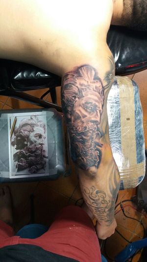 Gaspar_tattooart Instagram : @gaspartattooartFanpag : www.facebook.com.br/gaspartattooart#tattooed #tattooartist #TattoodoApp #tattooartmagazine #tattooart #tatuaje #tatuagem #blackandgreytattoo #Black #white #grey #RJ #brazil #Tattoodo #tatuagem #tatuagembrasil #tatuagemrealista #mitologia 
