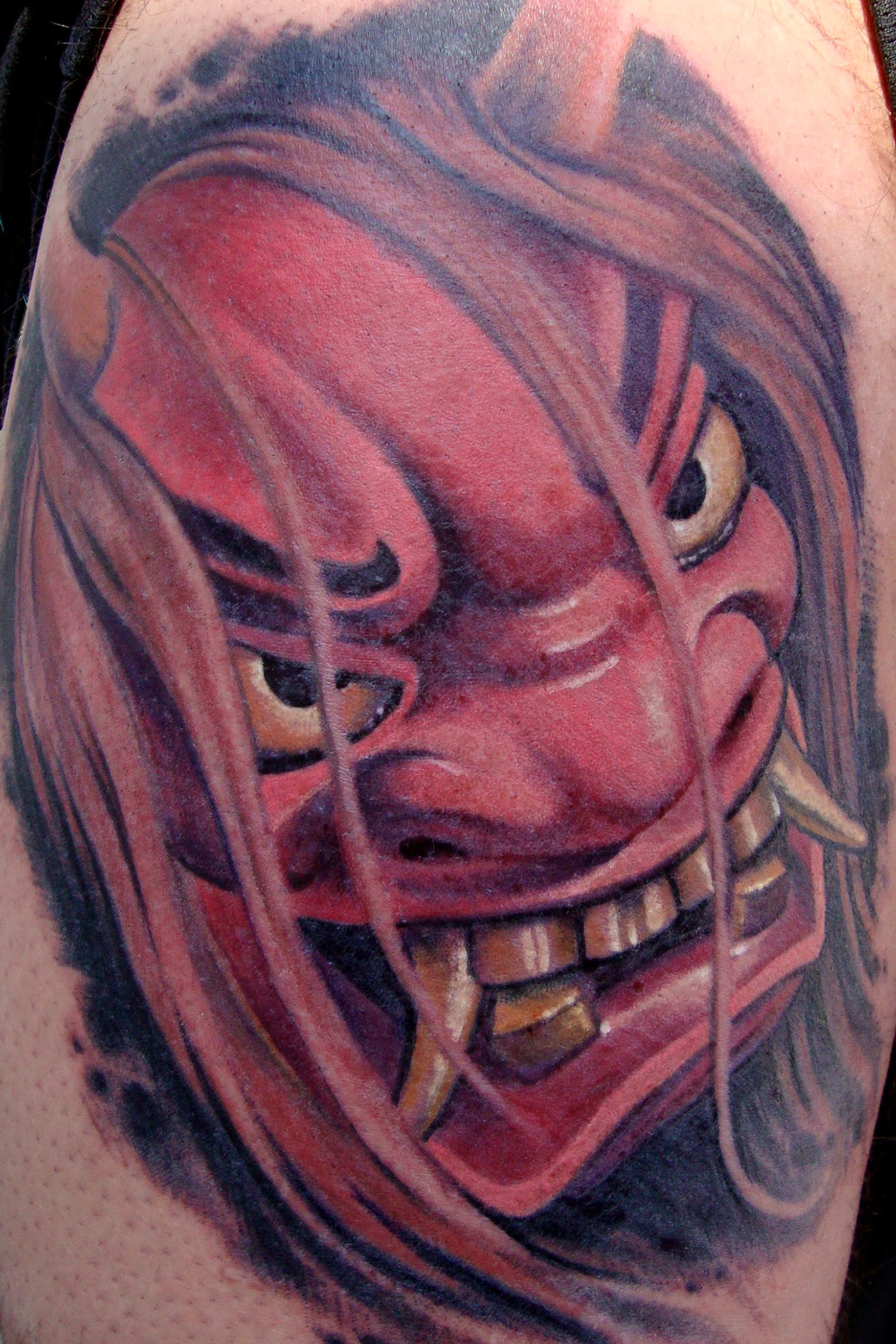 Tattoo uploaded by Blacksmith.Tattoo • Gangsta mask LV
