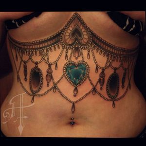 #anthonyflemming #underboob #sternumtattoo #heart #jewels