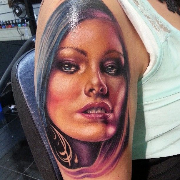 19 Fantastic Colored Portrait Tattoos By Evan Olin  Tattoodo