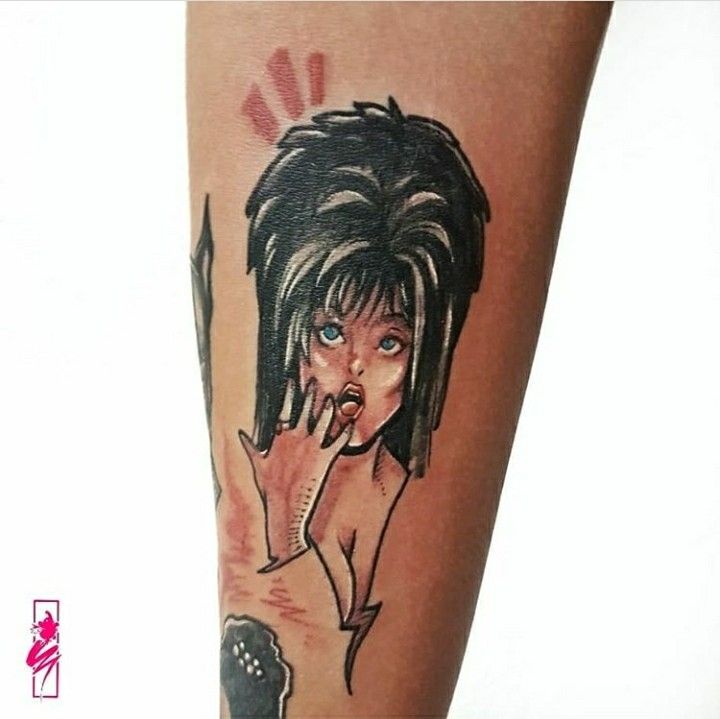 Elvira tattoo by joshhermantattoo in Wheat Ridge CO joshhermantattoo  joshherman colorado wheatridge elvira elviratattoo  Instagram