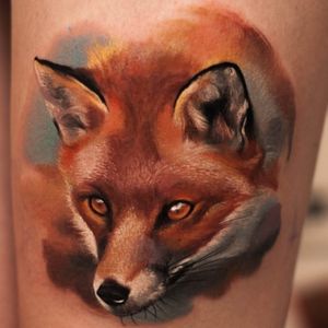 #DennisSivak #realistic #fox #portrait #color #colorrealism