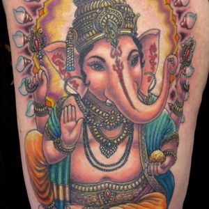 #ganesh #traditional #colortattoo #religious