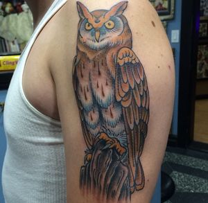 #owl #traditional #traditionaltattoo #colortattoo