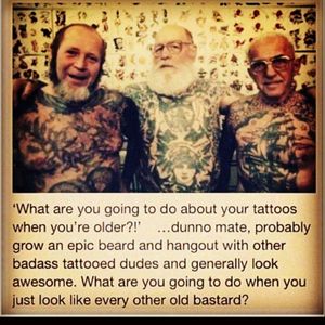 Truth #tattoos #coolwhenyourold