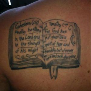 Bible verses #shoulderblade #upperback #ironheart