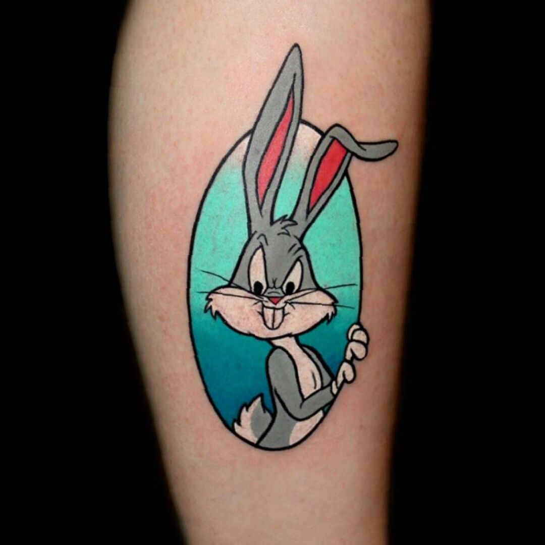 Cartoon Bugs Bunny Tattoos drawing free image download