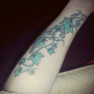 My Ivy tattoo, done in my younger years