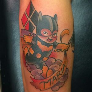 The tattoo that I got for my little girl Maria. #Batgirl
