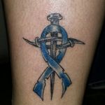 Memorial tattoo for my dad who lost his life to Colon cancer