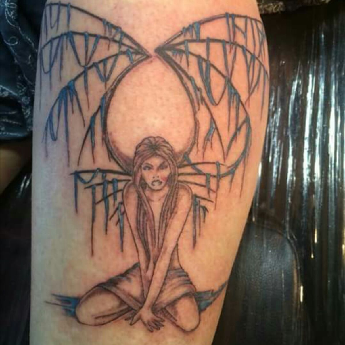 Tattoo uploaded by Wendy • Angel with broken wings is sometimes how I feel  • Tattoodo