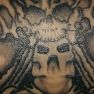 Close up of part of my back piece.