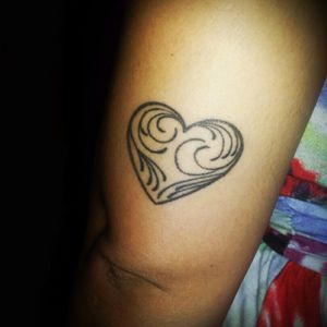 Heart! #tattoo #inked #inkgirls #heart #braziliantattoo
