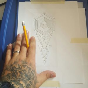 Geometrical sketsh, Rafa-Tattoo