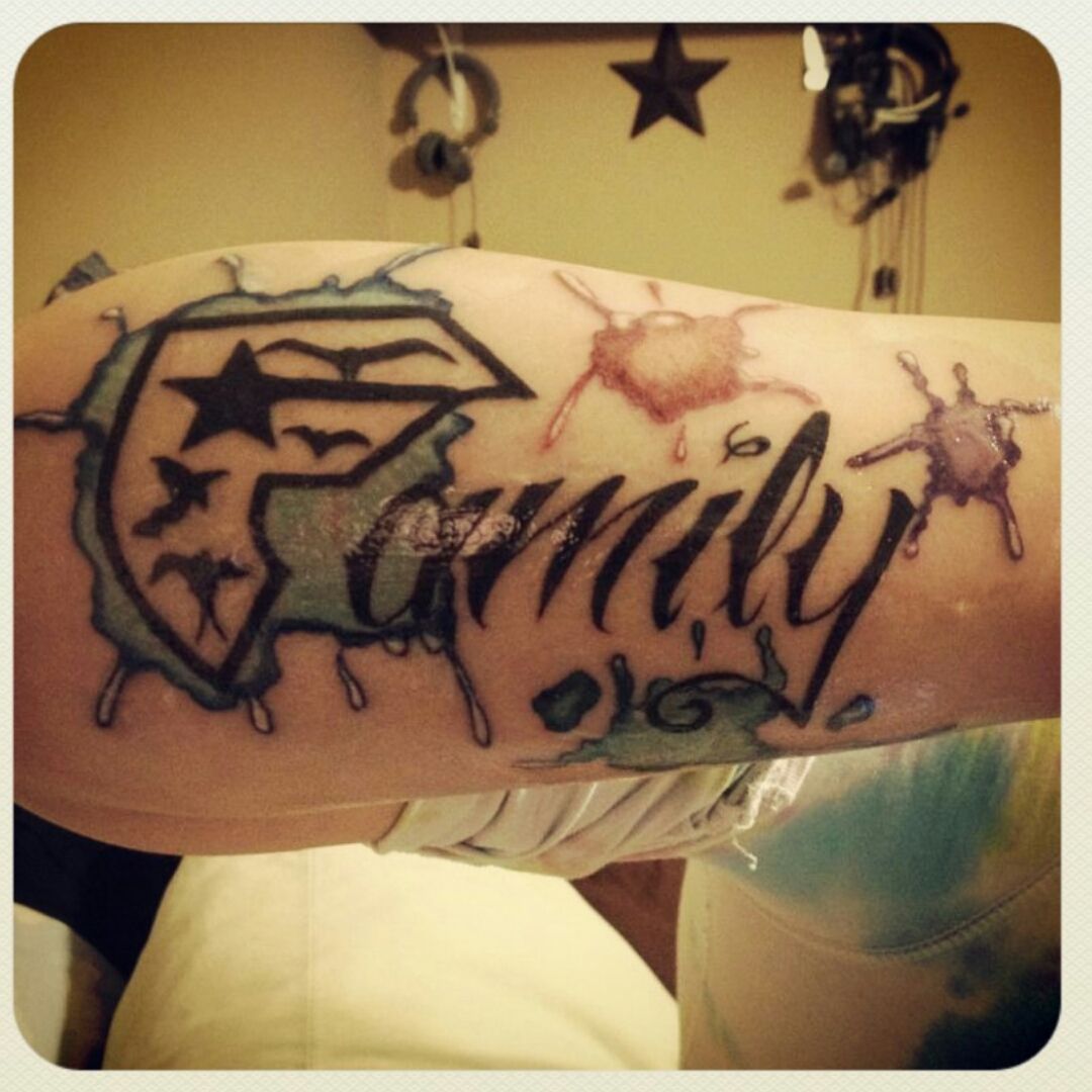 famous f family tattoo