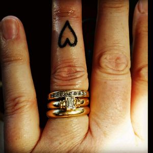 My little ring finger love heart ❤