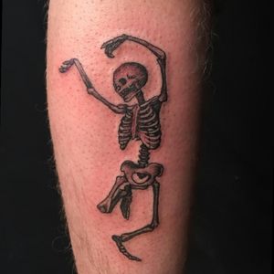 Dancing skeleton, love it! ☺️ 💃 #skeleton #happyskeleton #dancing